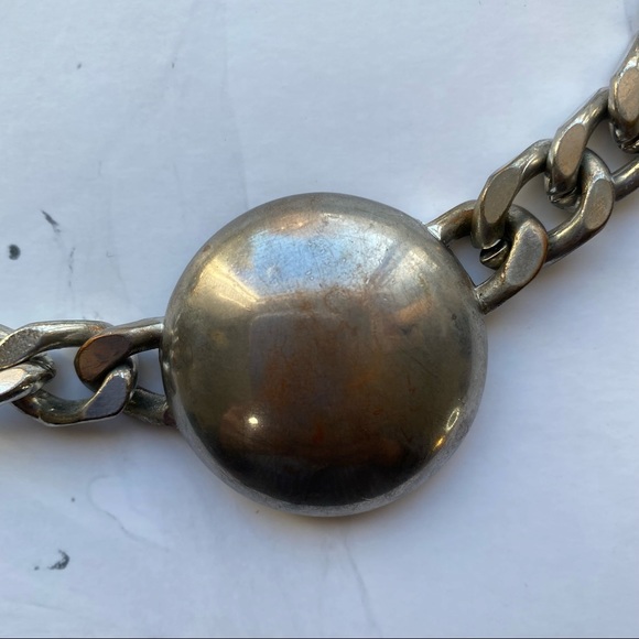 Zara - Silver Statement Necklace - Heavy - Picture 3 of 5